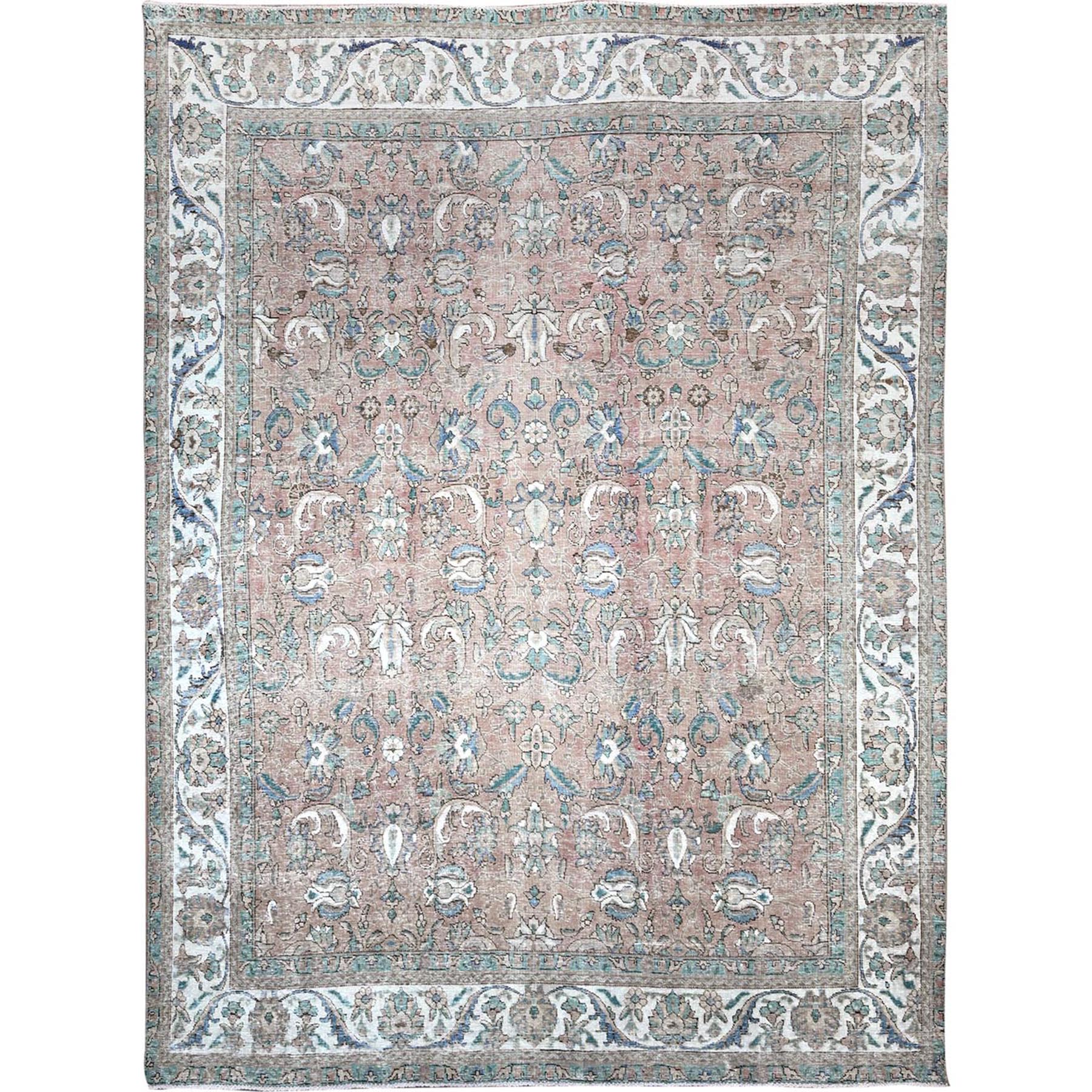 Overdyed & Vintage Rugs LUV775764